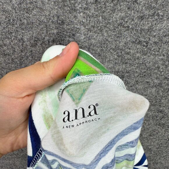 A New Approach Skirt Women XL Green Striped Maxi Long Rayon High Rise Pull On - Picture 5 of 7